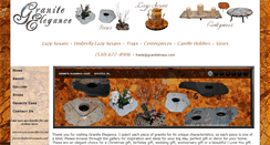 Desktop Screenshot of granitetrays.com