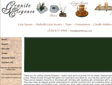 Tablet Screenshot of granitetrays.com